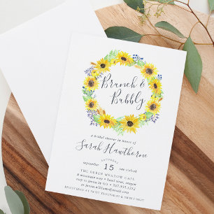 Flowerfields Wreath   Convite Brunch e Bubble