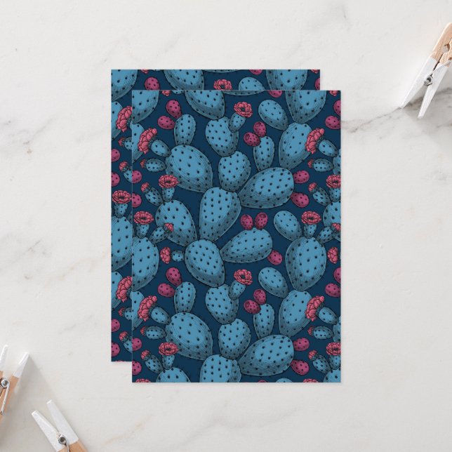 Flowering opuntia (Frente/Verso In Situ)