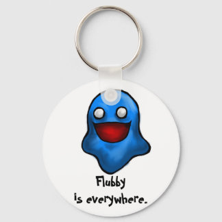 Flubby está em todo lugar chaveiro