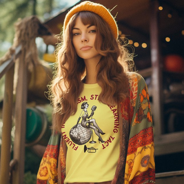 FLUENTE NO SARCASM AINDA APRENDENDO TACT T-Shirt (Rock our 'FLUENT IN SARCASM' tee - perfect diplomacy with a dash of irony!)