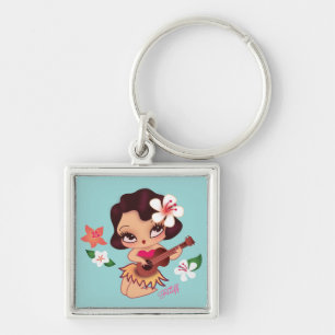 Fluff Hula Lulu Chaveiro