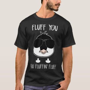 fluff o você t-shirt da galinha do fluff do
