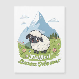 Fluffiest Lawn Mower – Adorable Blacknose Sheep