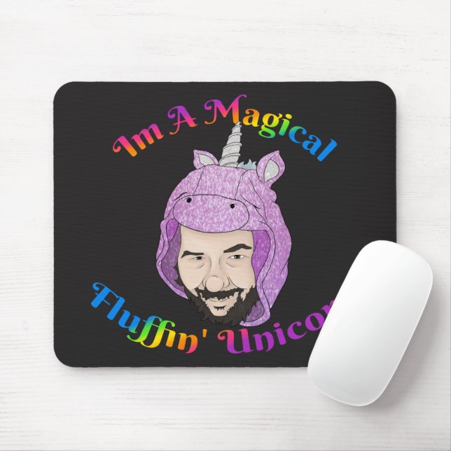 Fluffin mágico do Zer0 em Unicórn Mousepad (Com mouse)