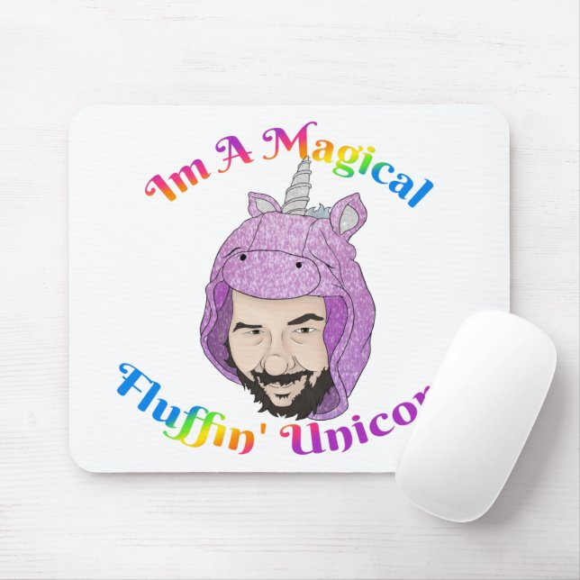 Fluffin mágico do Zer0 em Unicórn Mousepad (Com mouse)