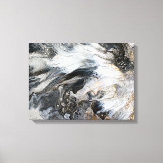 Fluid pour canvas de arte acrílica