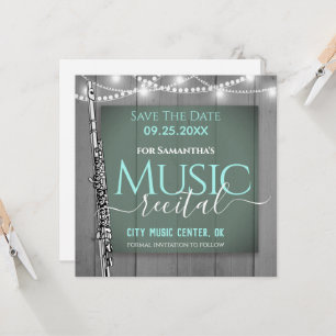 Flute Music Considerando Save Date (Salvar data)