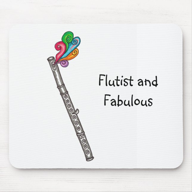 Flutist e Mousepad fabuloso (Frente)