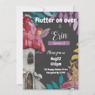 Flutter no Cartão de Convite de Aniversário
