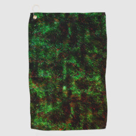 Flutuação das manchas escuras em verde-vivo