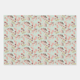 Flúveres de Cor Verde Rosa Boho