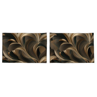 Fluxo Botânico Dourado Elegante