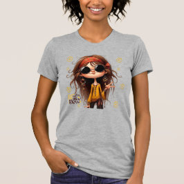Fluxo Chic Ladky Hippie Ladies T-Shirt