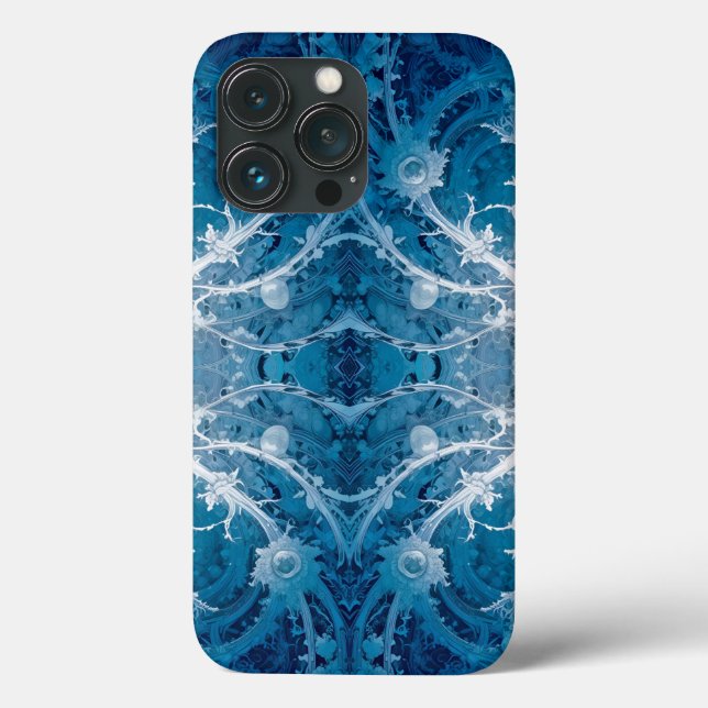 Fluxo Cósmico Sagrado - Simetria de Prata Azul (Verso)