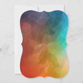 Fluxo de cor abstrato em formas