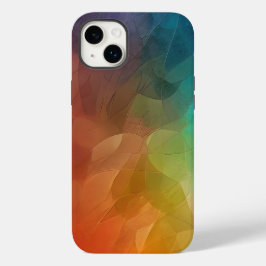 Fluxo de cor abstrato em formas