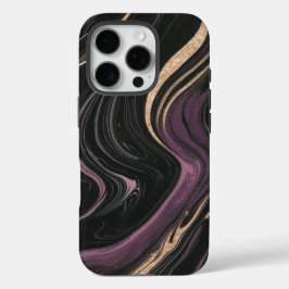 Fluxo de Testemunha | Mármaco Escuro e Veias Doura