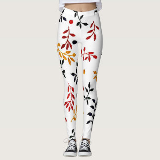 Fluxo Floral: Leggings Padrão
