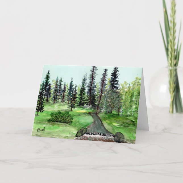 Fluxo Pacífico de Cartões de agradecimentos Dobrad (Frente)