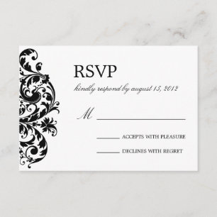 FLUXO PRETO E BRANCO   WEDDING RSVP