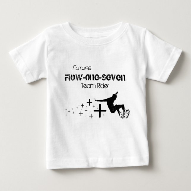 Fluxo-Um-Sete: Camisa infantil do cavaleiro da (Frente)