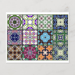 Flyer 12 Azulejos De Saco De Chá Diferentes - Dobragem D