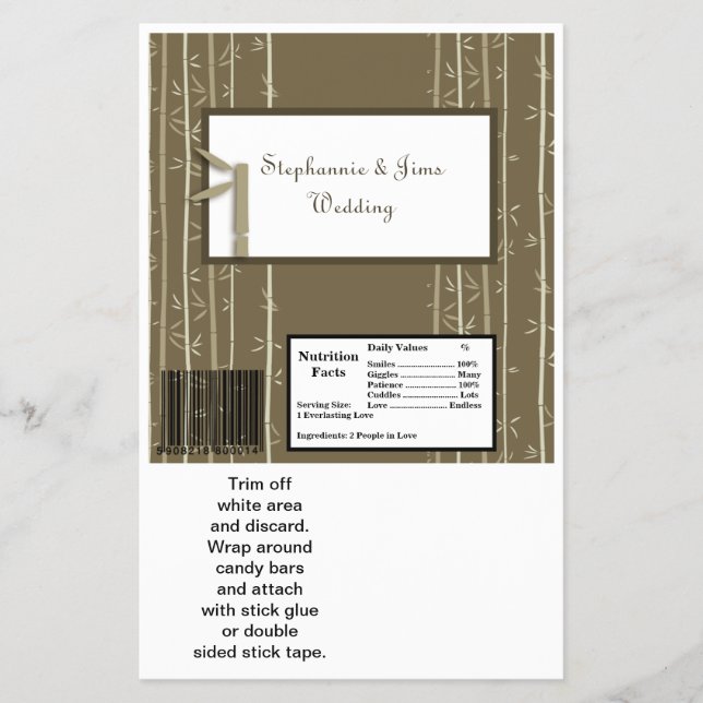 Flyer 2 Bliss Bamboo do Grande Bar de Hershey (Frente)