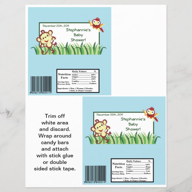 Flyer 2 Embrulhos Grandes de Barra Hershey's Selva da Fl (Frente)