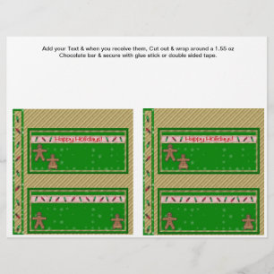 Flyer 2 envoltórios feitos sob encomenda da barra de