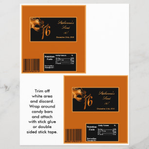 Flyer 2 Grande Bar de Hershey Sweet 16 Orange