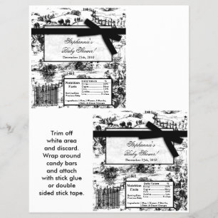 Flyer 2 Tecido preto de Bar grande de Hershey