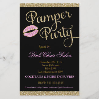 Flyer 311 Lábios Sparkle de Pamper Party