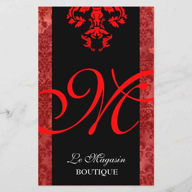 Flyer 311 Marley Monograma Vermelho (Frente)