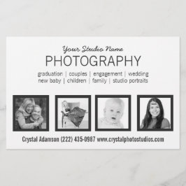 Flyer 4 Fotos Profissional em Fotografia ou Qualquer Pro