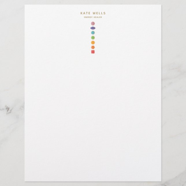 Flyer 7 Chakras Kundalini Healer (Frente)