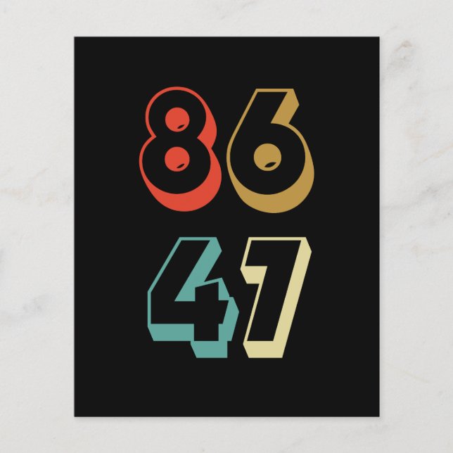 Flyer 8647 Ant-Trump (Frente)