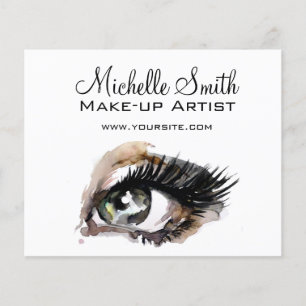 Flyer A aguarela eyes a marcagem com ferro quente da