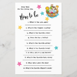 Flyer A Arca do chá de fraldas Noah como você conhece be