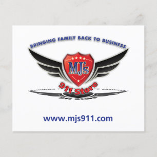 Flyer A loja do MJ 911