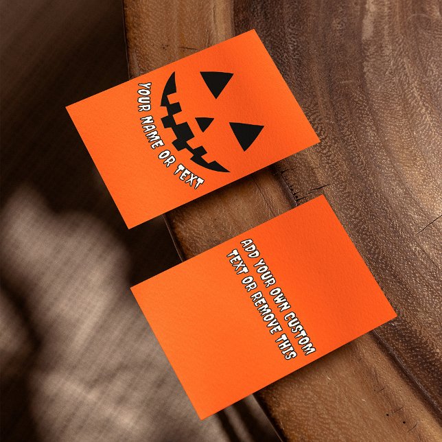 Flyer Abóbora Personalizada de Halloween com Nome e TEXT (Criador carregado)