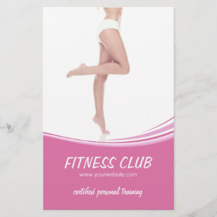 Flyer Academia de Ginástica Salão de Beleza
