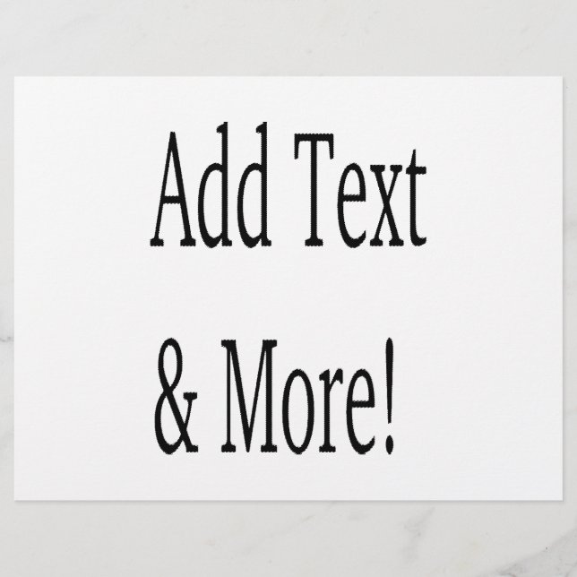 Flyer Adicionar texto e mais! Personalizar seu próprio p (Frente)