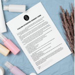 Flyer Adicione o FORMULÁRIO DE CONSENTIMENTO EM Branco<br><div class="desc">Os formulários White General Consent são perfeitos para o seu negócio Beauty. Este formulário de consentimento moderno e sofisticado apresenta o seu logotipo como um título e um bloco onde você pode inserir todos os seus detalhes de consentimento informado em um fundo branco clássico. Carregue seu logotipo!! Perfeito para profissionais...</div>