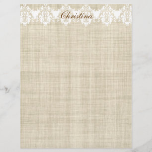 Flyer Adicione todo o nome no linho & no insecto bonito