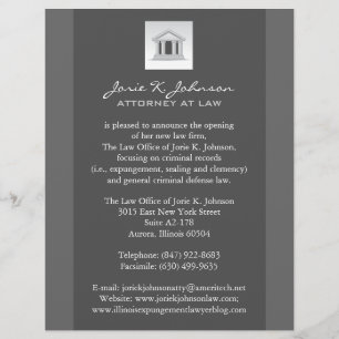 Flyer Advogado de Empresa de Lei