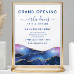 Flyer Agate Galaxy Celestial Stars Salon Grand Abertura<br><div class="desc">Agate Galaxy Celestial Stars Salon Grand Open Flyer. Ouro elegante agate aquarela galáxia celestial estilo caligrafia com letra de mão,  design profissional de negócios. Perfeito para maquiadores,  cabeleireiros,  cosmetólogos e muito mais!</div>