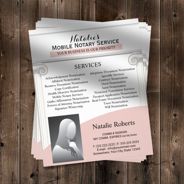 Flyer Agente de Assinatura de Empréstimo Notário Móvel R (Criador carregado)