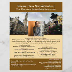 Flyer Agente de Viagens Único