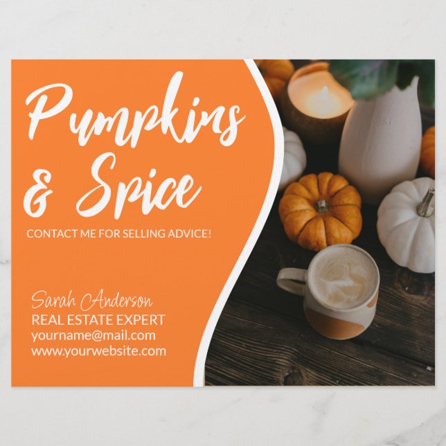 Flyer Agente Imobiliário — Cartolina de compro (Frente)