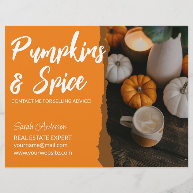 Flyer Agente Imobiliário — Cartolina de compro (Frente)